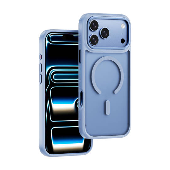Apple iPhone 18 Pro Kılıf Wiwu FGG-012 ArmorPro Serisi M-safe Şarj Özellikli Parmak İzi Bırakmayan Kılıf - 9