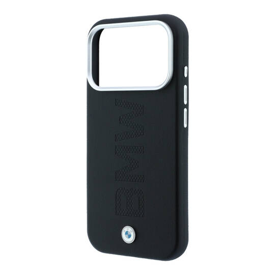 Apple iPhone 18 Pro Max Kılıf BMW Orjinal Lisanslı M-safe Şarj Özellikli Ortalı Sıcak Damga Logolu Deri Kapak - 14