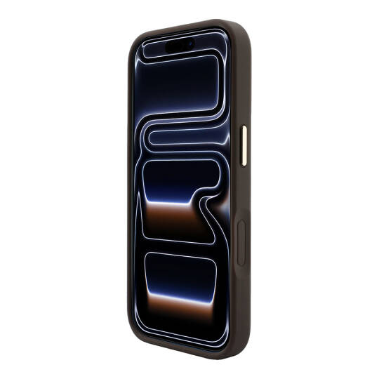 Apple iPhone 18 Pro Max Kılıf Guess Orjinal Lisanslı M-safe Şarj Özellikli Metal Kamera Çerçeveli C-Magnet 4G Desenli Yazı Logolu Kapak - 21