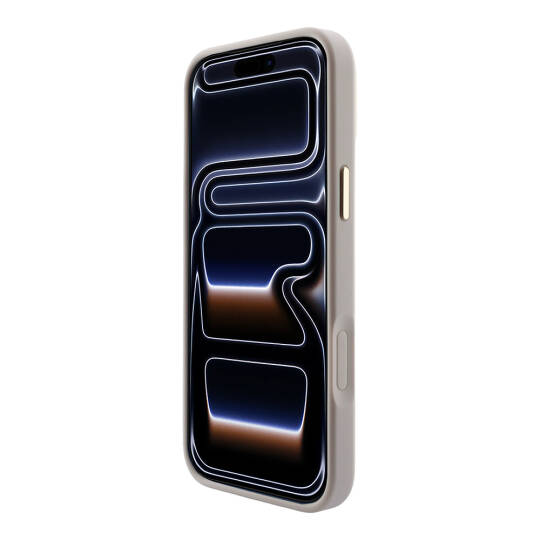 Apple iPhone 18 Pro Max Kılıf Guess Orjinal Lisanslı M-safe Şarj Özellikli Metal Kamera Çerçeveli C-Magnet 4G Desenli Yazı Logolu Kapak - 5