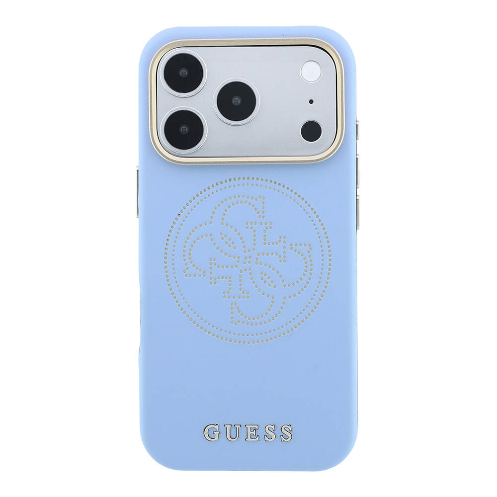 Apple iPhone 18 Pro Max Kılıf Guess Orjinal Lisanslı M-safe Şarj Özellikli PU Delikli 4G ve Yazı Logolu Kapak - 11