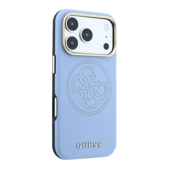 Apple iPhone 18 Pro Max Kılıf Guess Orjinal Lisanslı M-safe Şarj Özellikli PU Delikli 4G ve Yazı Logolu Kapak - 12