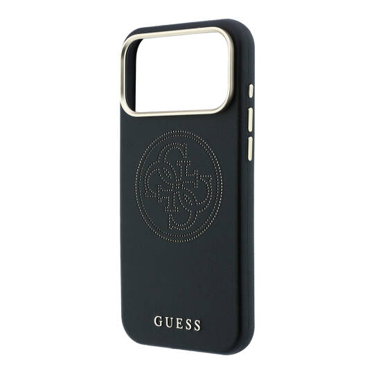 Apple iPhone 18 Pro Max Kılıf Guess Orjinal Lisanslı M-safe Şarj Özellikli PU Delikli 4G ve Yazı Logolu Kapak - 6