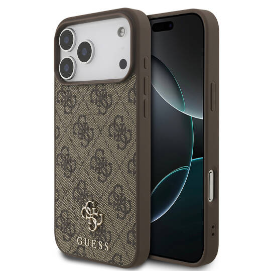 Apple iPhone 18 Pro Max Kılıf Guess Orjinal Lisanslı M-safe Şarj Özellikli Small 4G Classic Kapak - 17