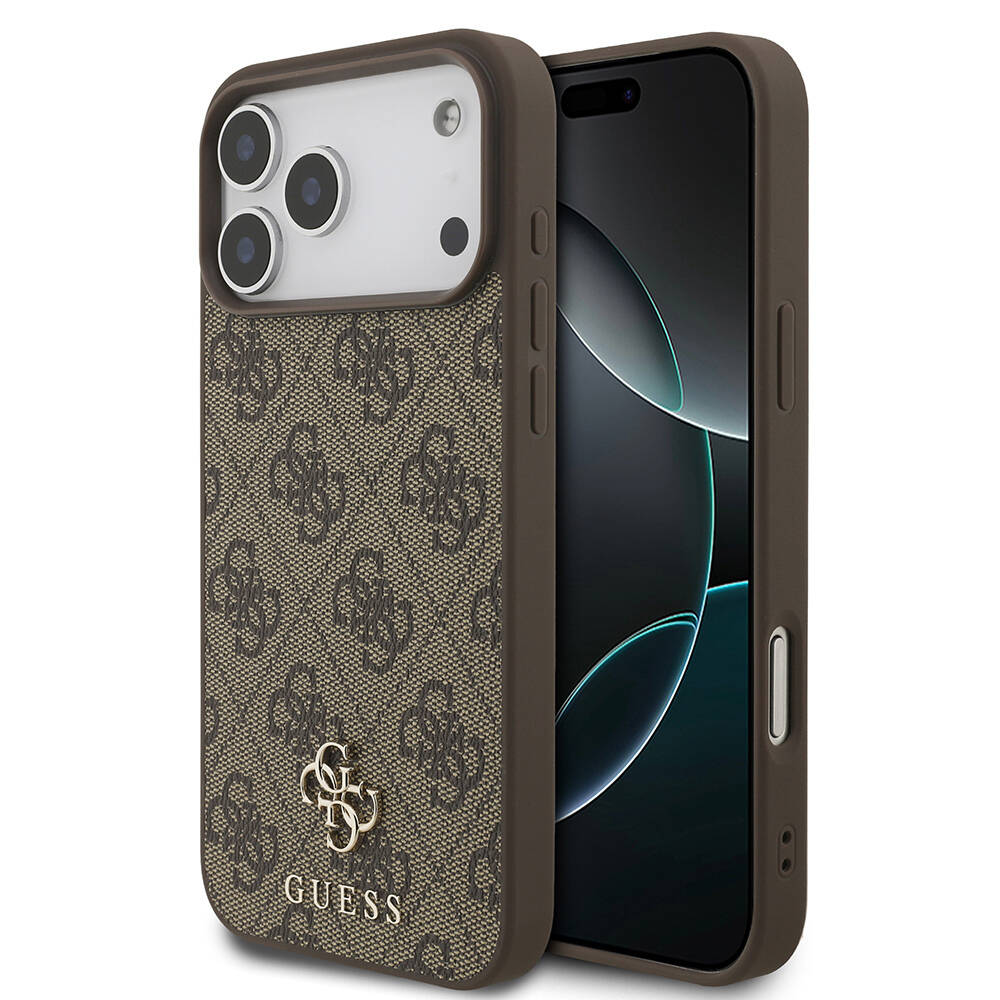 Apple iPhone 18 Pro Max Kılıf Guess Orjinal Lisanslı M-safe Şarj Özellikli Small 4G Classic Kapak - 17