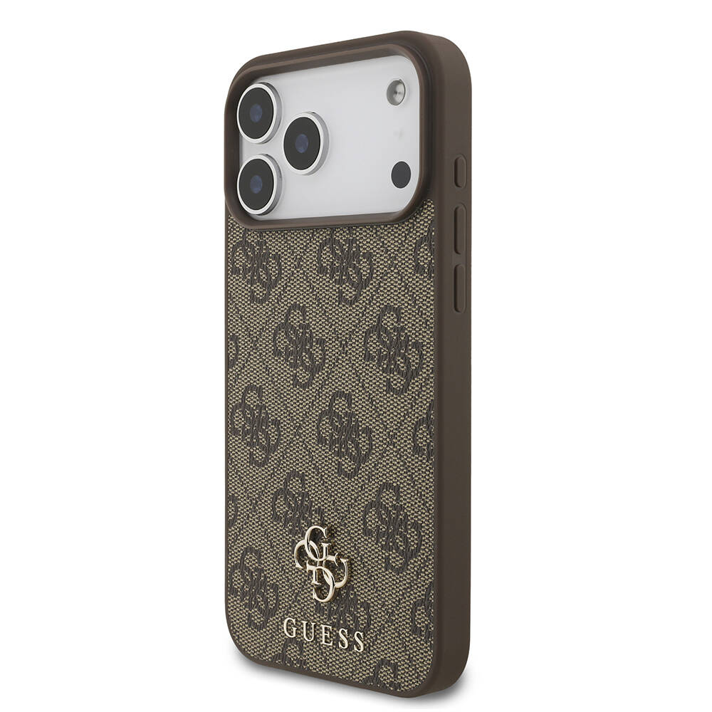 Apple iPhone 18 Pro Max Kılıf Guess Orjinal Lisanslı M-safe Şarj Özellikli Small 4G Classic Kapak - 18