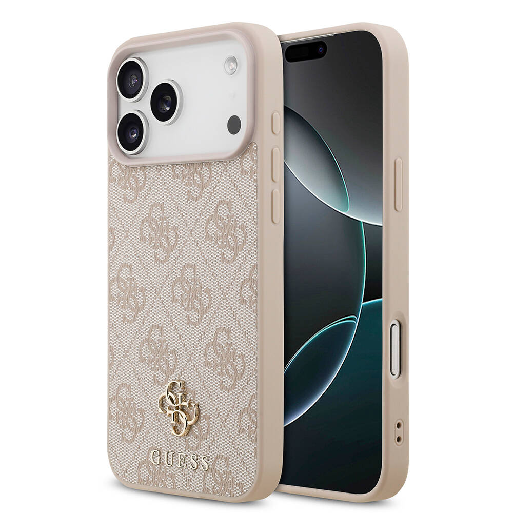 Apple iPhone 18 Pro Max Kılıf Guess Orjinal Lisanslı M-safe Şarj Özellikli Small 4G Classic Kapak - 9