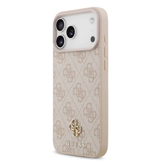 Apple iPhone 18 Pro Max Kılıf Guess Orjinal Lisanslı M-safe Şarj Özellikli Small 4G Classic Kapak - 10