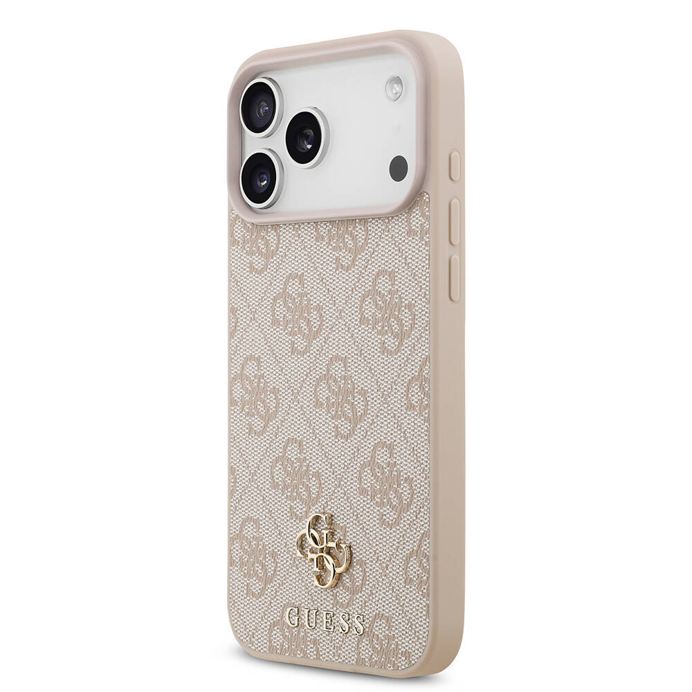 Apple iPhone 18 Pro Max Kılıf Guess Orjinal Lisanslı M-safe Şarj Özellikli Small 4G Classic Kapak - 10