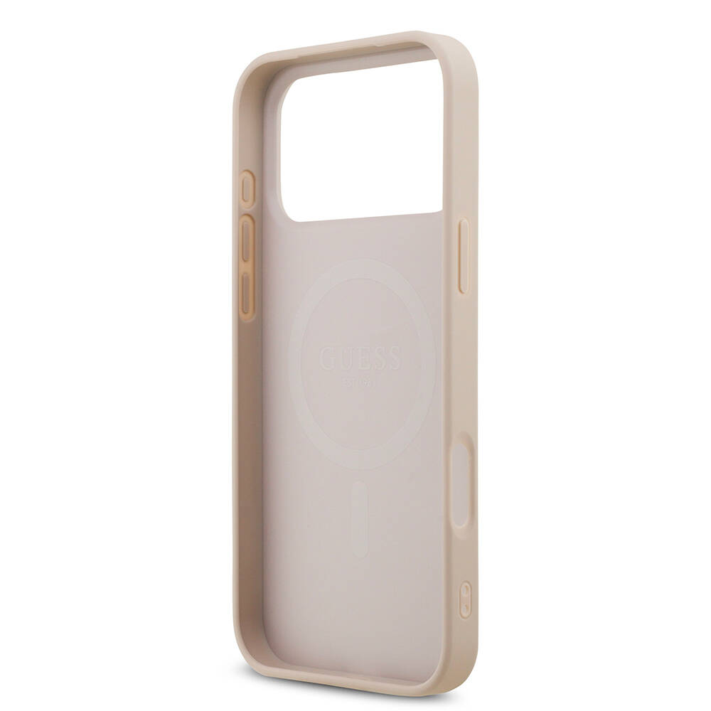 Apple iPhone 18 Pro Max Kılıf Guess Orjinal Lisanslı M-safe Şarj Özellikli Small 4G Classic Kapak - 15