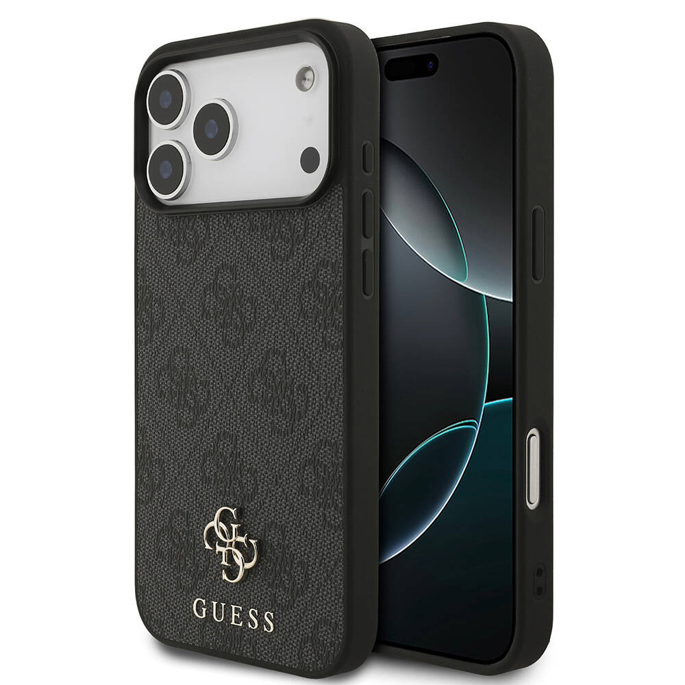 Apple iPhone 18 Pro Max Kılıf Guess Orjinal Lisanslı M-safe Şarj Özellikli Small 4G Classic Kapak - 1