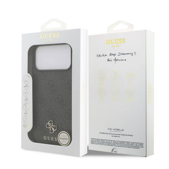 Apple iPhone 18 Pro Max Kılıf Guess Orjinal Lisanslı M-safe Şarj Özellikli Small 4G Classic Kapak - 8