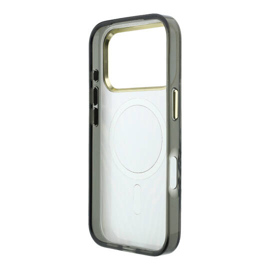 Apple iPhone 18 Pro Max Kılıf Guess Orjinal Lisanslı M-safe Şarj Özellikli Üçgen Logolu Zebra Desenli Silikon Kapak - 7
