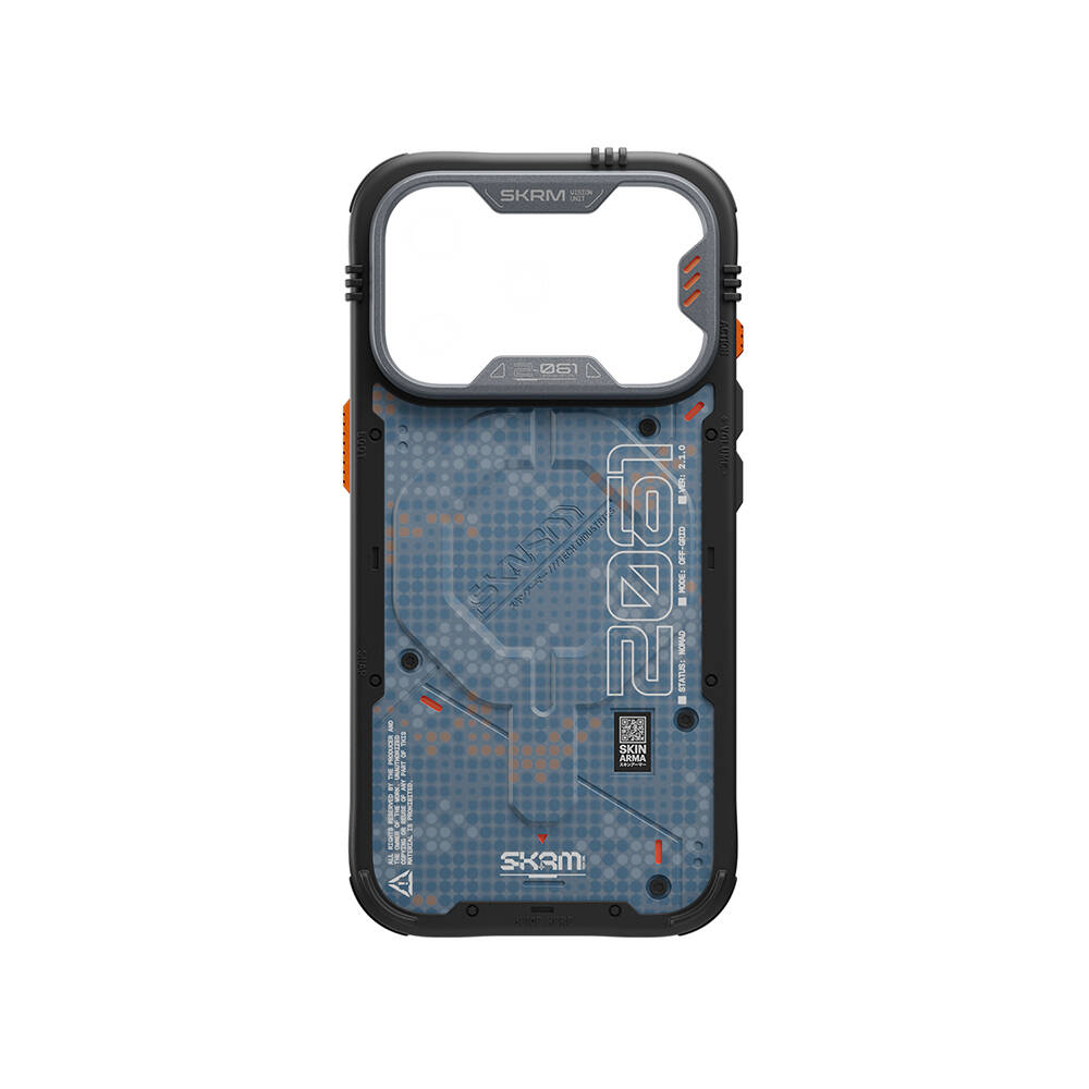 Apple iPhone 18 Pro Max Kılıf M-Safe Şarj Özellikli Airbag Tasarımlı Skinarma Vigor XE Kapak - 25