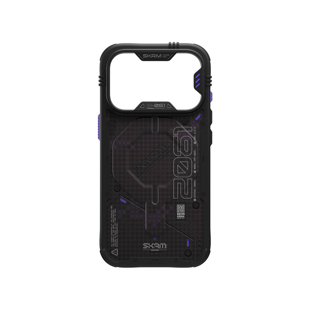 Apple iPhone 18 Pro Max Kılıf M-Safe Şarj Özellikli Airbag Tasarımlı Skinarma Vigor XE Kapak - 14