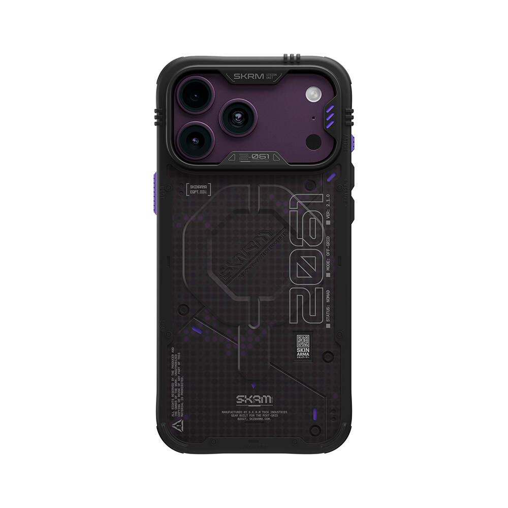 Apple iPhone 18 Pro Max Kılıf M-Safe Şarj Özellikli Airbag Tasarımlı Skinarma Vigor XE Kapak - 18