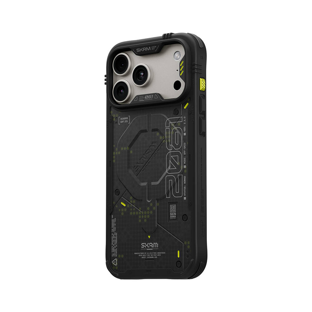 Apple iPhone 18 Pro Max Kılıf M-Safe Şarj Özellikli Airbag Tasarımlı Skinarma Vigor XE Kapak - 5