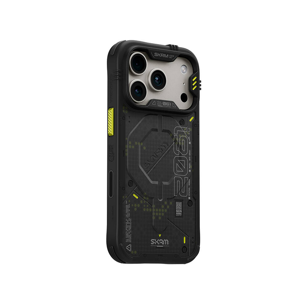 Apple iPhone 18 Pro Max Kılıf M-Safe Şarj Özellikli Airbag Tasarımlı Skinarma Vigor XE Kapak - 11