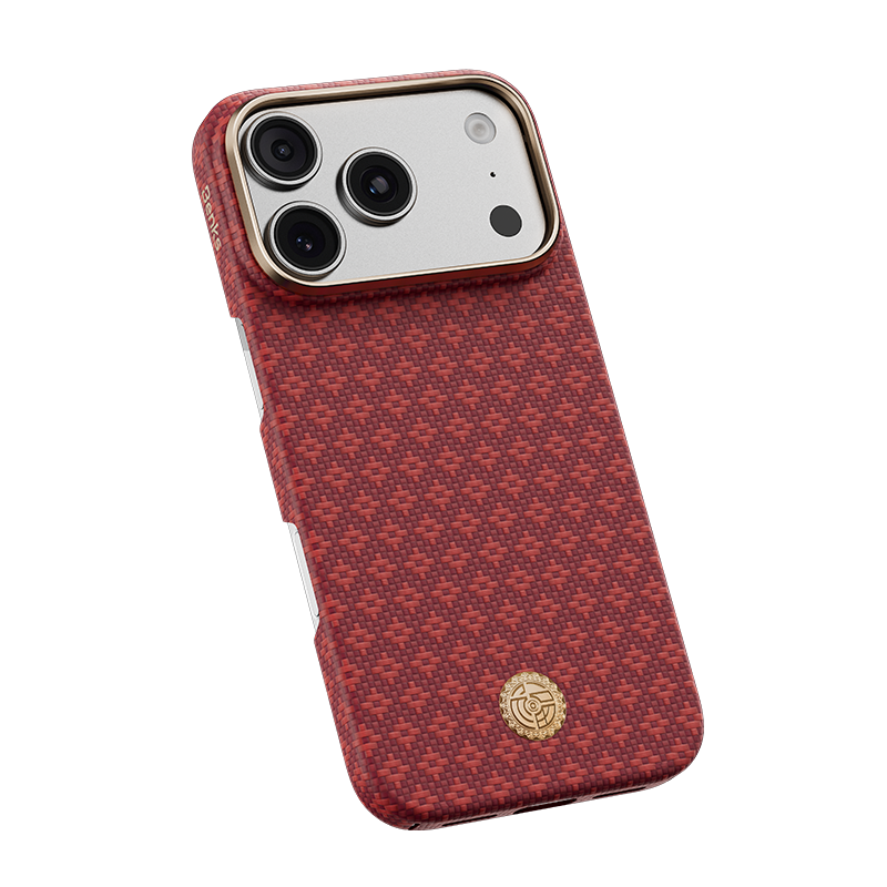 Apple iPhone 18 Pro Max Kılıf M-Safe Şarj Özellikli Benks ArmorAir ArmorGrid Serisi Yükseltilmiş Kamera Çerçevesi C1 Kevlar Karbon Kapak - 2