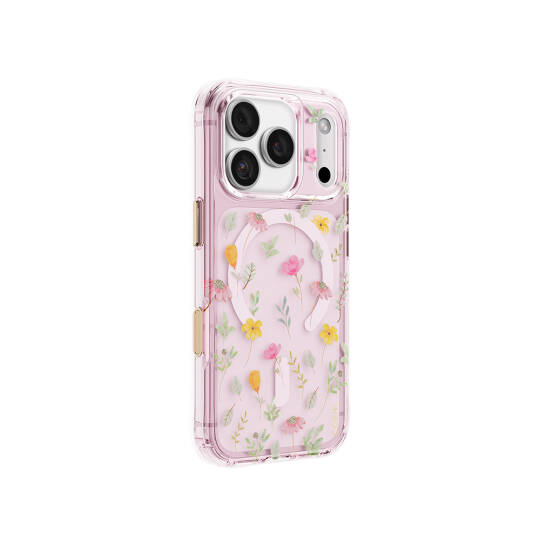 Apple iPhone 18 Pro Max Kılıf M-safe Şarj Özellikli Çiçekli Tasarım Coehl Evie Serisi Kapak - 2