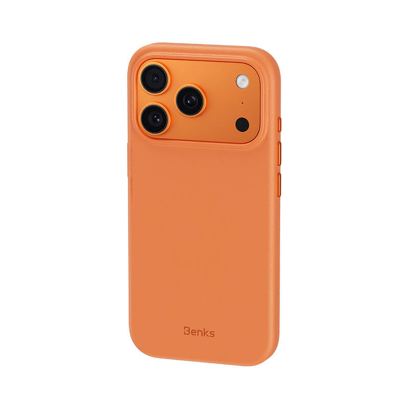 Apple iPhone 18 Pro Max Kılıf M-safe Şarj Özellikli Çizilmeye Dayanıklı Benks VitaPro Serisi PU Deri Kapak - 11