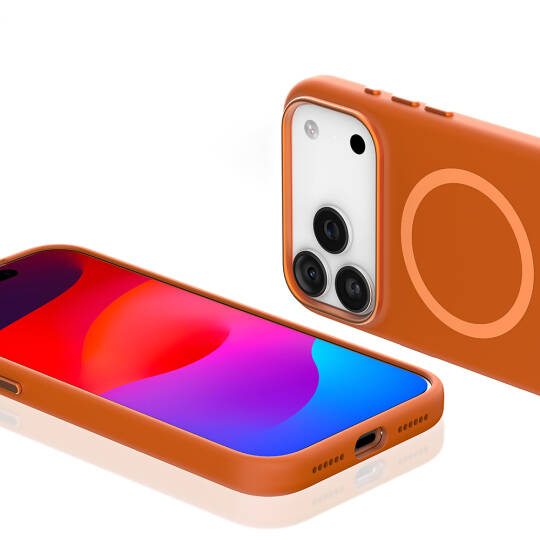 Apple iPhone 18 Pro Max Kılıf M-safe Şarj Özellikli Mutural Pure Serisi Kapak - 23