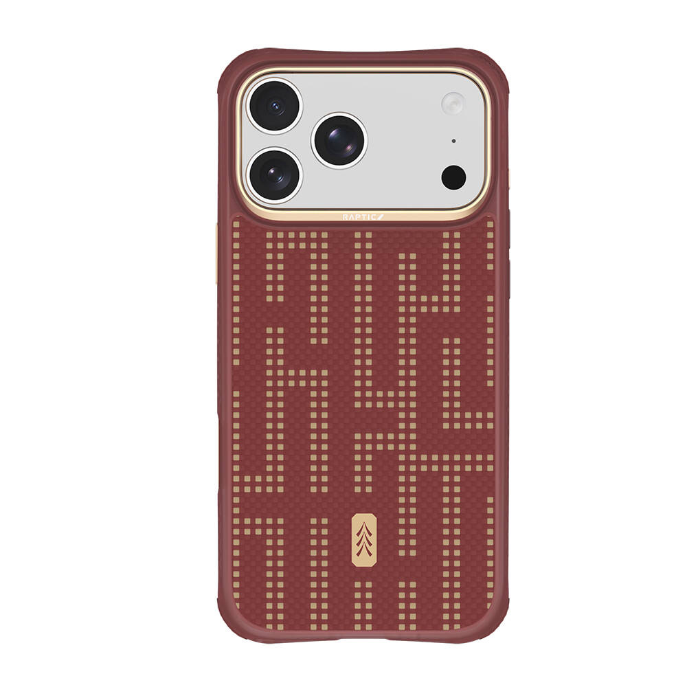 Apple iPhone 18 Pro Max Kılıf M-safe Şarj Özellikli Raptic Aramid Dual Grid Serisi Karbon Kapak - 11