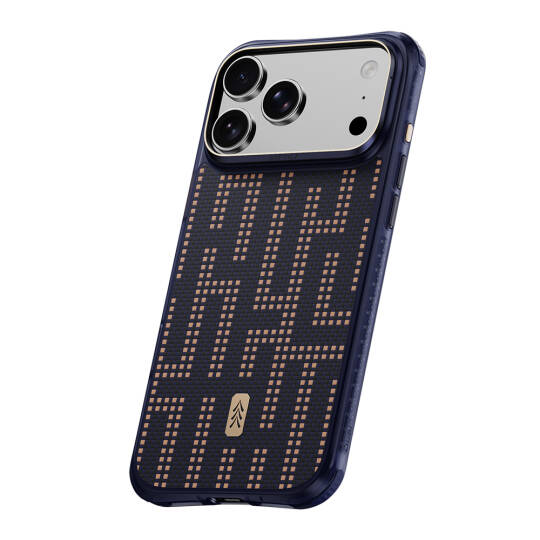 Apple iPhone 18 Pro Max Kılıf M-safe Şarj Özellikli Raptic Aramid Dual Grid Serisi Karbon Kapak - 8