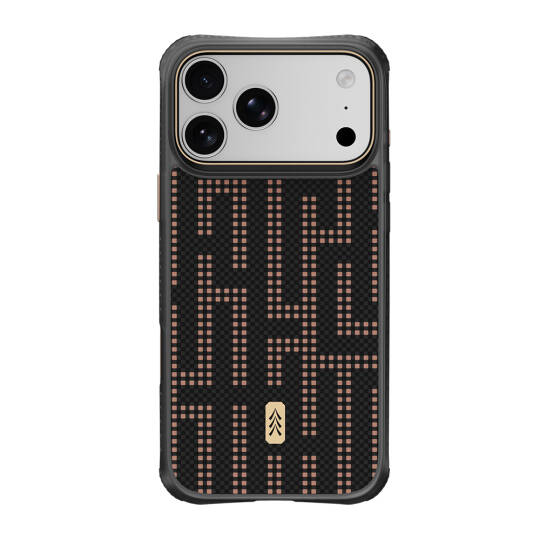 Apple iPhone 18 Pro Max Kılıf M-safe Şarj Özellikli Raptic Aramid Dual Grid Serisi Karbon Kapak - 1