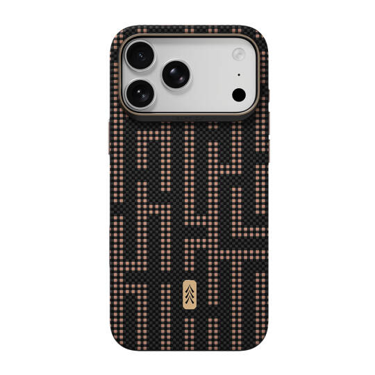 Apple iPhone 18 Pro Max Kılıf M-safe Şarj Özellikli Raptic Aramid Dual Ultra Grid Serisi Karbon Kapak