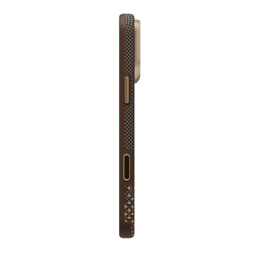 Apple iPhone 18 Pro Max Kılıf M-safe Şarj Özellikli Raptic Aramid Dual Ultra Serenity Serisi Karbon Kapak - 4