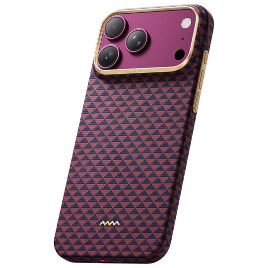 Apple iPhone 18 Pro Max Kılıf M-safe Şarj Özellikli Raptic Aramid Skin Origin Serisi Karbon Kapak - 14