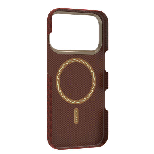 Apple iPhone 18 Pro Max Kılıf M-safe Şarj Özellikli Raptic Aramid Skin Origin Serisi Karbon Kapak - 6