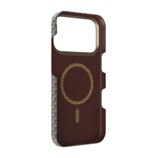 Apple iPhone 18 Pro Max Kılıf M-safe Şarj Özellikli Raptic Aramid Skin Origin Serisi Karbon Kapak - 7