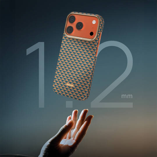 Apple iPhone 18 Pro Max Kılıf M-safe Şarj Özellikli Raptic Aramid Skin Origin Serisi Karbon Kapak - 9