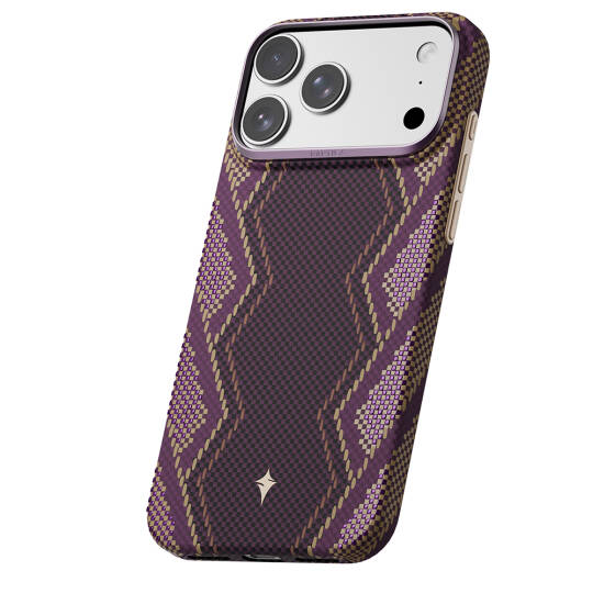 Apple iPhone 18 Pro Max Kılıf M-safe Şarj Özellikli Raptic Aramid Skin Scepter Serisi Karbon Kapak - 7