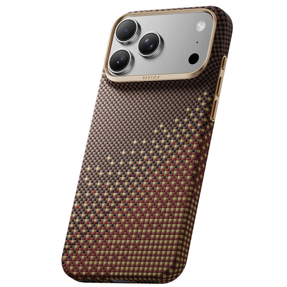 Apple iPhone 18 Pro Max Kılıf M-safe Şarj Özellikli Raptic Aramid Skin Serenity Serisi Karbon Kapak - 8