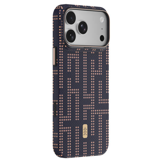 Apple iPhone 18 Pro Max Kılıf M-safe Şarj Özellikli Raptic Aramid Skin Serisi Karbon Kapak - 12