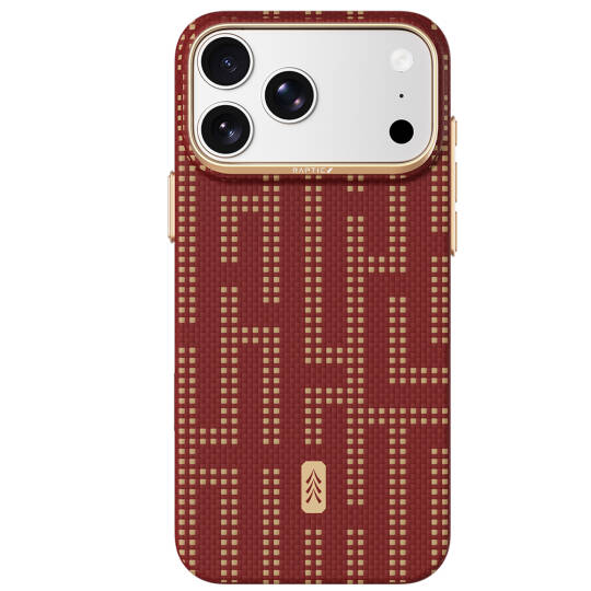Apple iPhone 18 Pro Max Kılıf M-safe Şarj Özellikli Raptic Aramid Skin Serisi Karbon Kapak - 6
