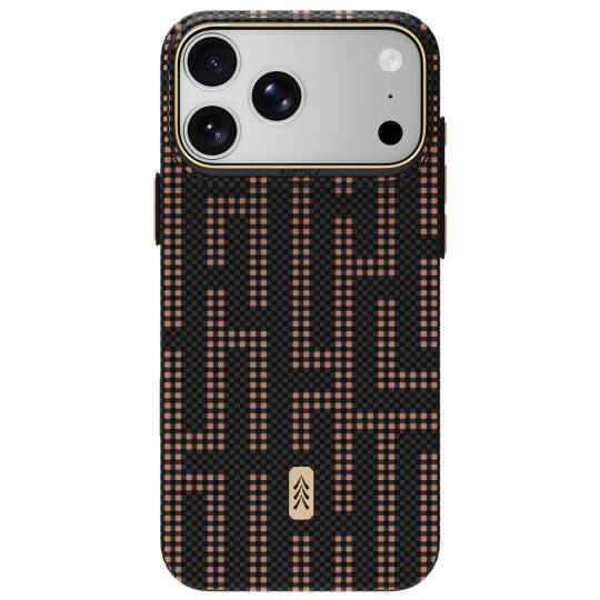 Apple iPhone 18 Pro Max Kılıf M-safe Şarj Özellikli Raptic Aramid Skin Serisi Karbon Kapak - 1
