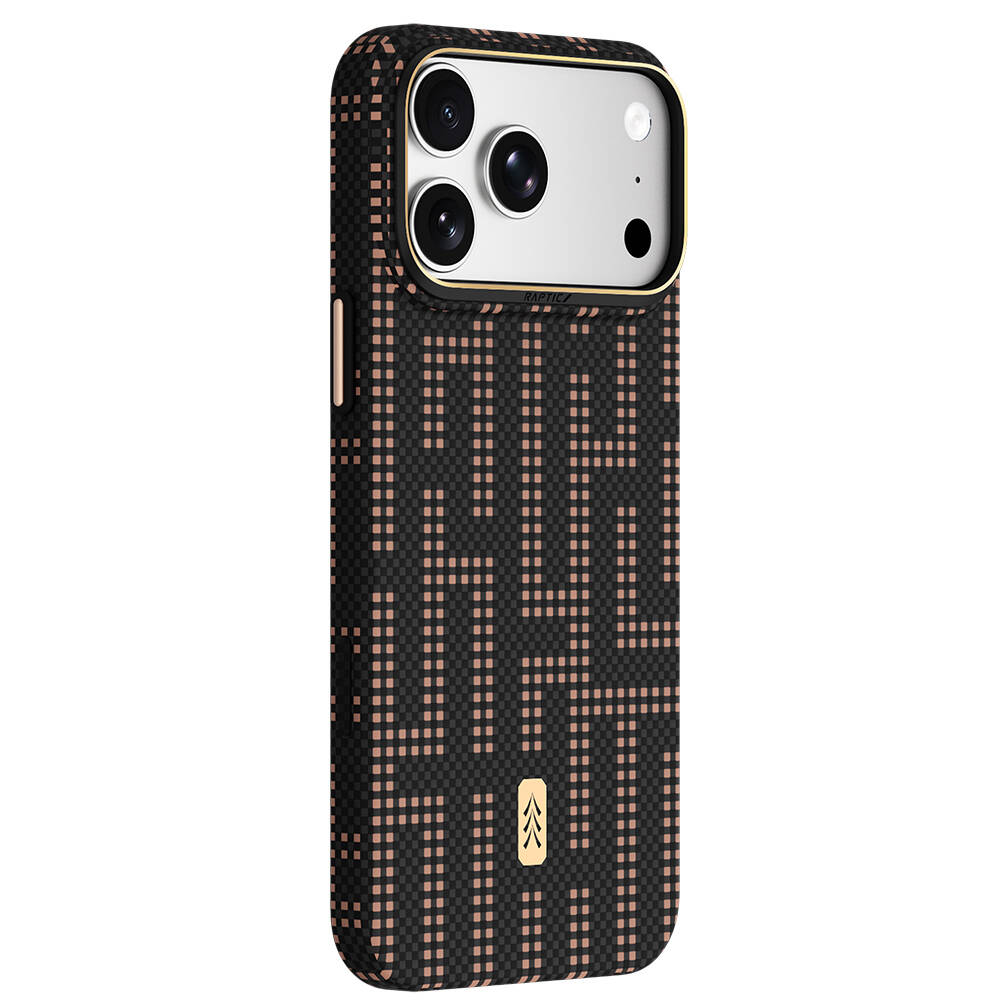 Apple iPhone 18 Pro Max Kılıf M-safe Şarj Özellikli Raptic Aramid Skin Serisi Karbon Kapak - 2