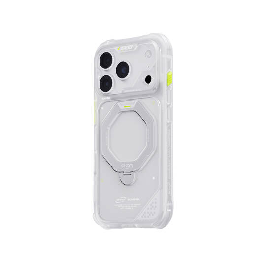 Apple iPhone 18 Pro Max Kılıf M-safe Şarj Özellikli Standlı Skinarma Saturn Kapak - 2