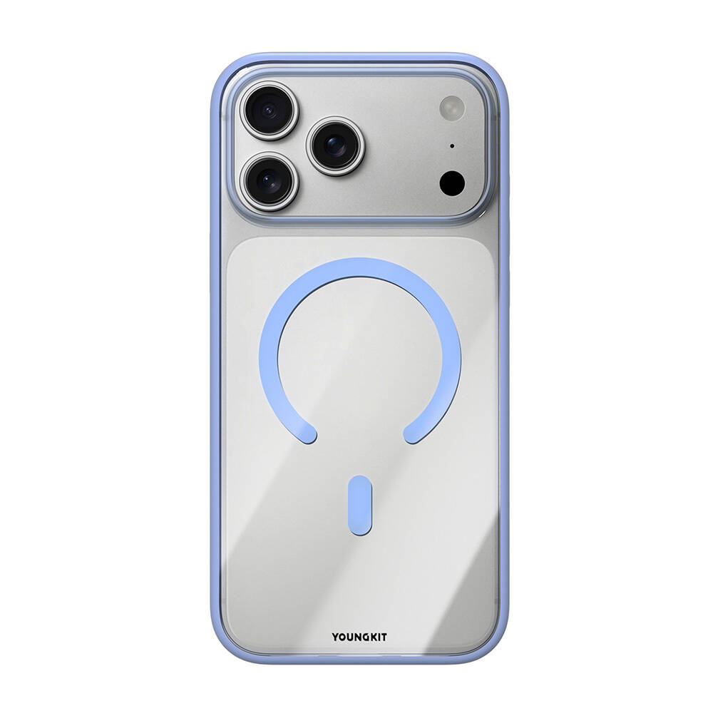 Apple iPhone 18 Pro Max Kılıf M-safe Şarj Özellikli Youngkit Clear Serisi Kapak - 5