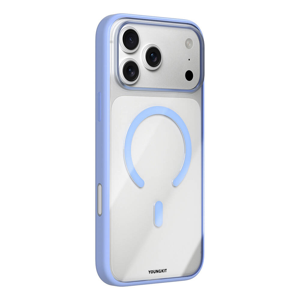 Apple iPhone 18 Pro Max Kılıf M-safe Şarj Özellikli Youngkit Clear Serisi Kapak - 6