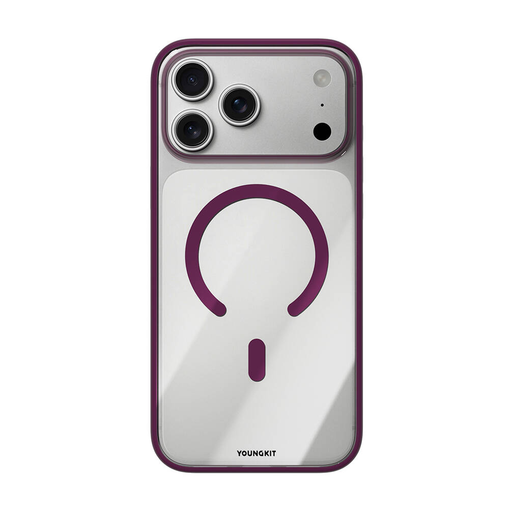 Apple iPhone 18 Pro Max Kılıf M-safe Şarj Özellikli Youngkit Clear Serisi Kapak - 2