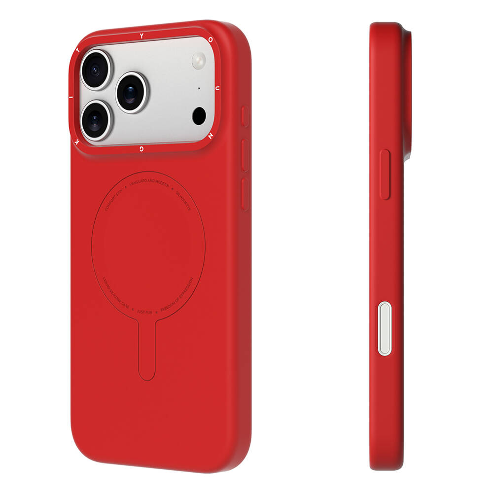 Apple iPhone 18 Pro Max Kılıf M-Safe Şarj Özellikli Youngkit Morandi Serisi Kapak - 5