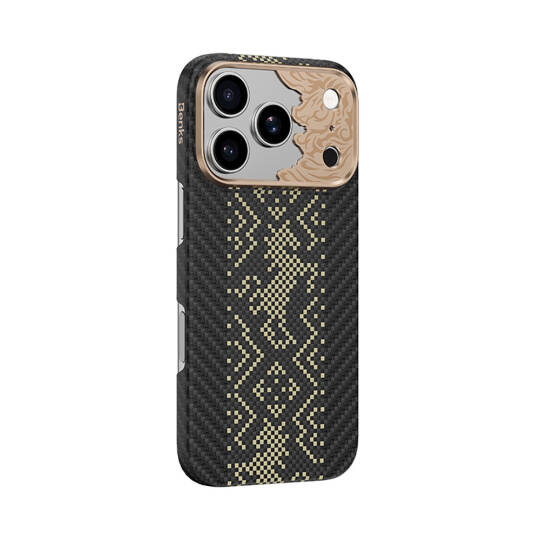 Apple iPhone 18 Pro Max Kılıf M-safe Şarj Özellikli Yükseltilmiş Kamera Çerçeveli Benks ArmorAir Knight Serisi C1 Kevlar Kapak - 10