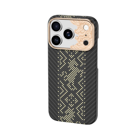 Apple iPhone 18 Pro Max Kılıf M-safe Şarj Özellikli Yükseltilmiş Kamera Çerçeveli Benks ArmorAir Knight Serisi C1 Kevlar Kapak - 12