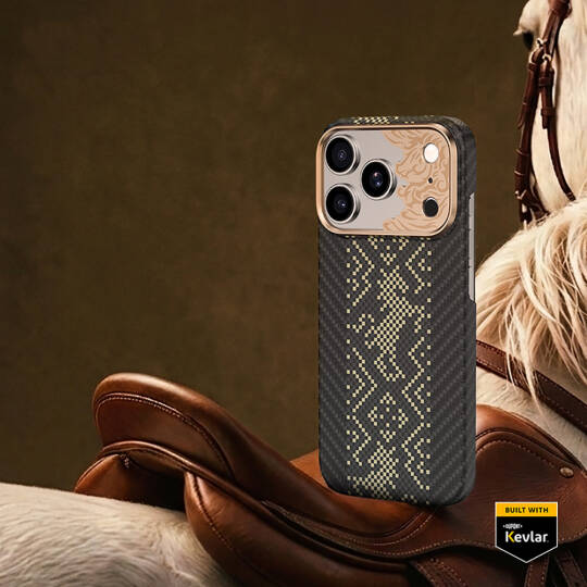 Apple iPhone 18 Pro Max Kılıf M-safe Şarj Özellikli Yükseltilmiş Kamera Çerçeveli Benks ArmorAir Knight Serisi C1 Kevlar Kapak - 13