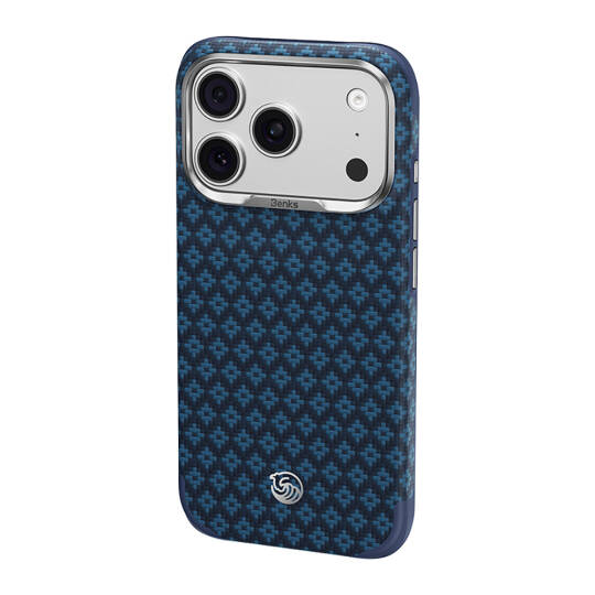 Apple iPhone 18 Pro Max Kılıf M-Safe Şarj Özellikli Yükseltilmiş Kamera Çerçeveli Benks ArmorGrid ArmorEdge X9 Serisi Kevlar Karbon Kapak - 4